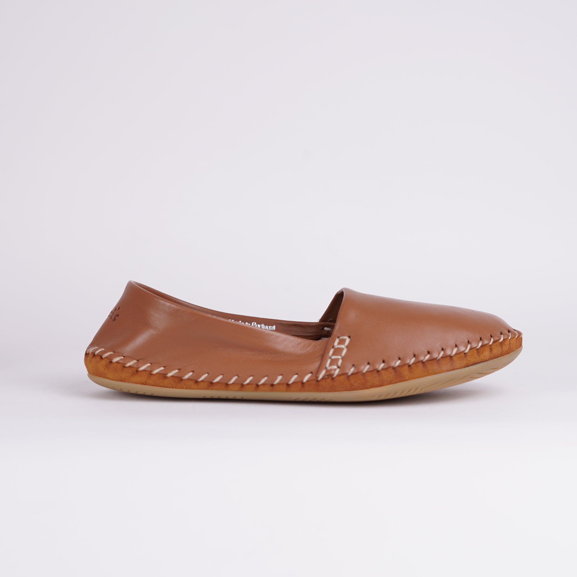 ANUKI cognac Damen - Barefoot Mokassin