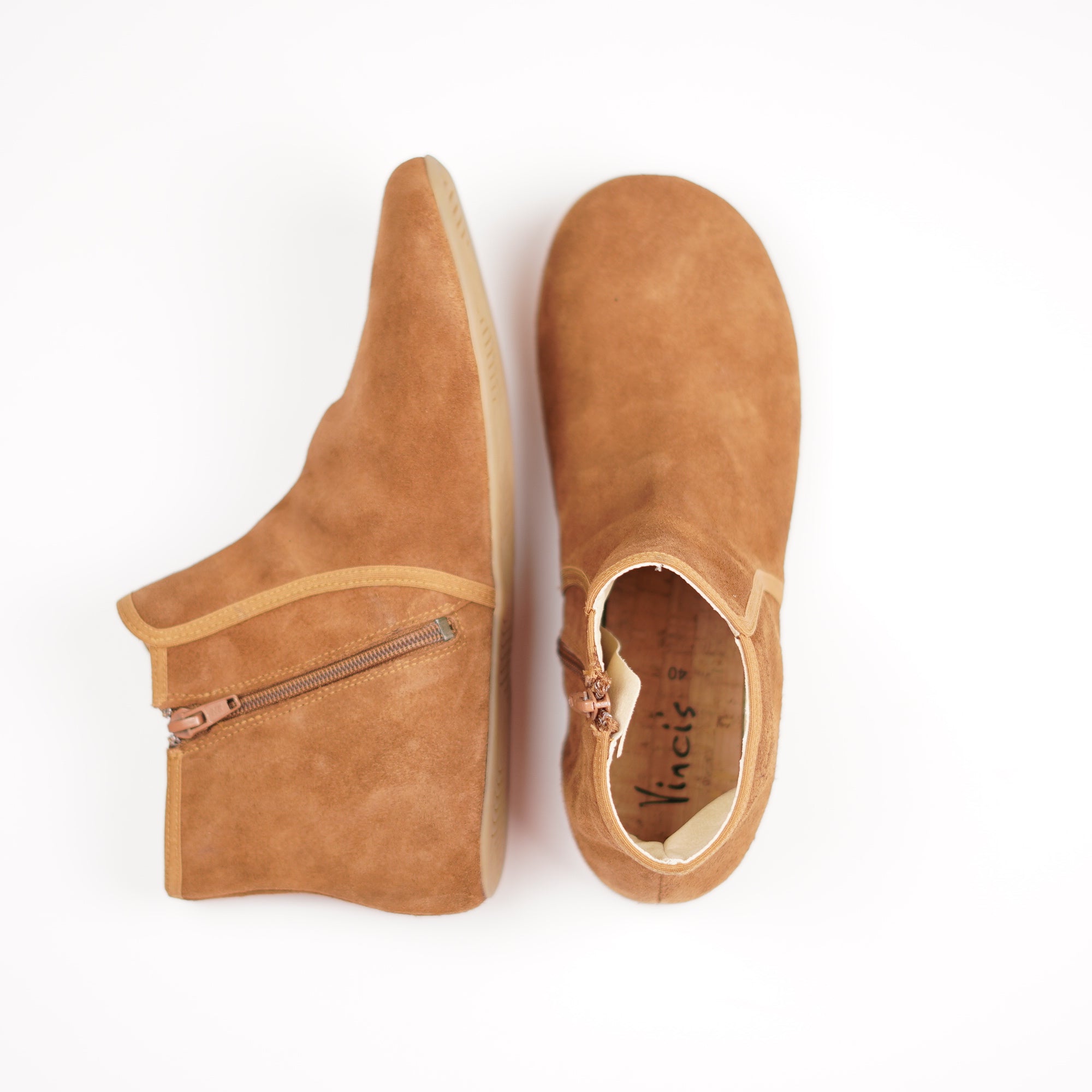 AURA cognac Damen - Barefoot Ankle Bootie