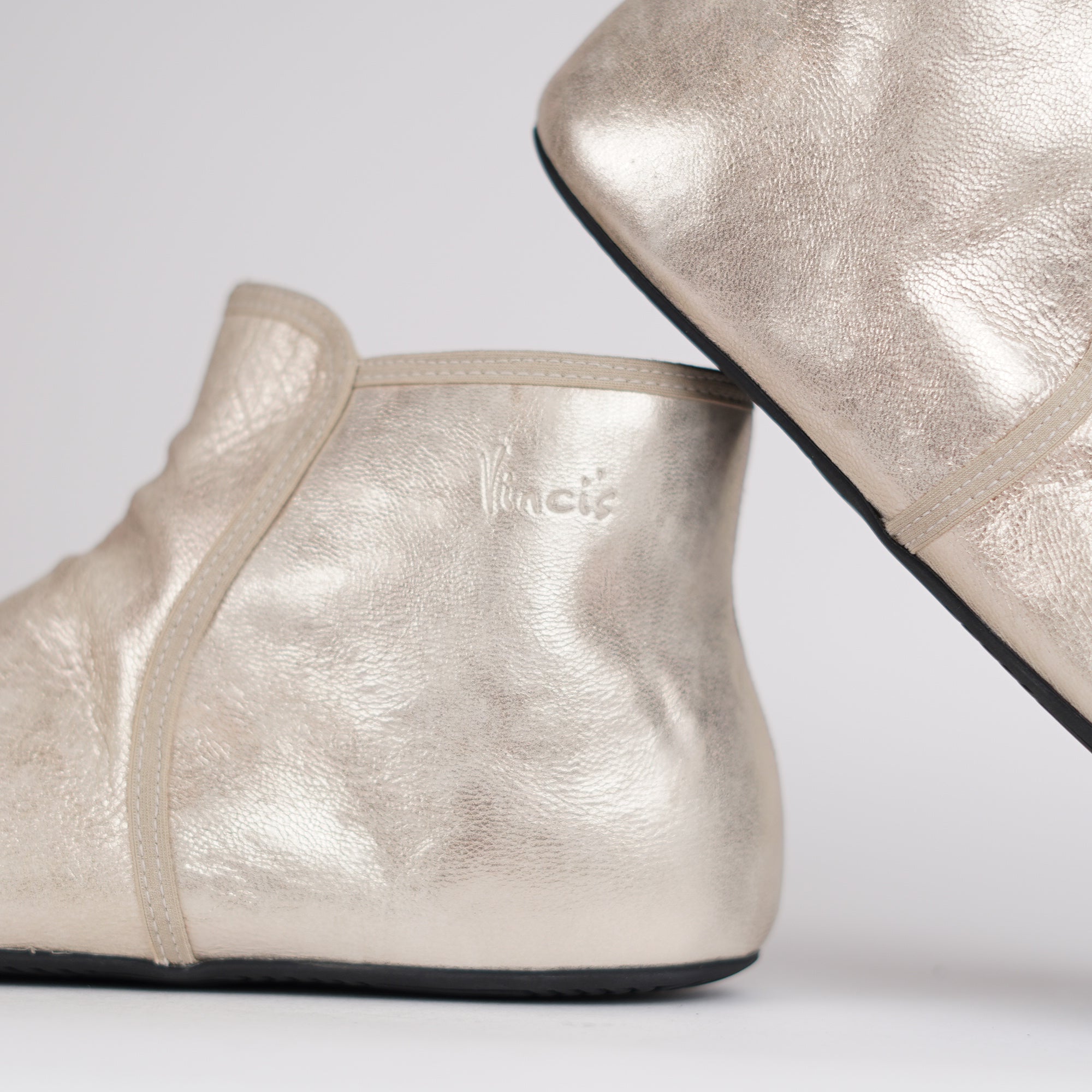 AURA gold Damen - Barefoot Ankle Bootie