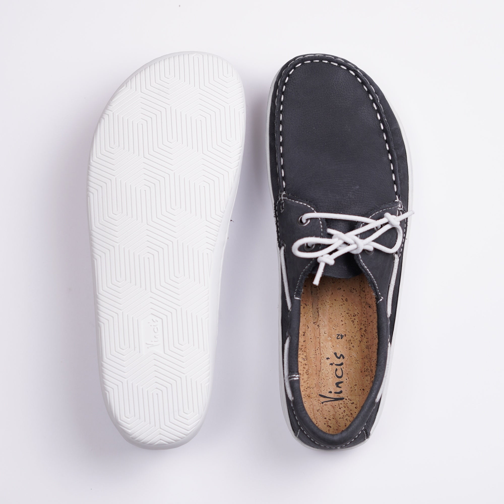 SANTIAGO navy Damen - Barefoot Bootsschuh