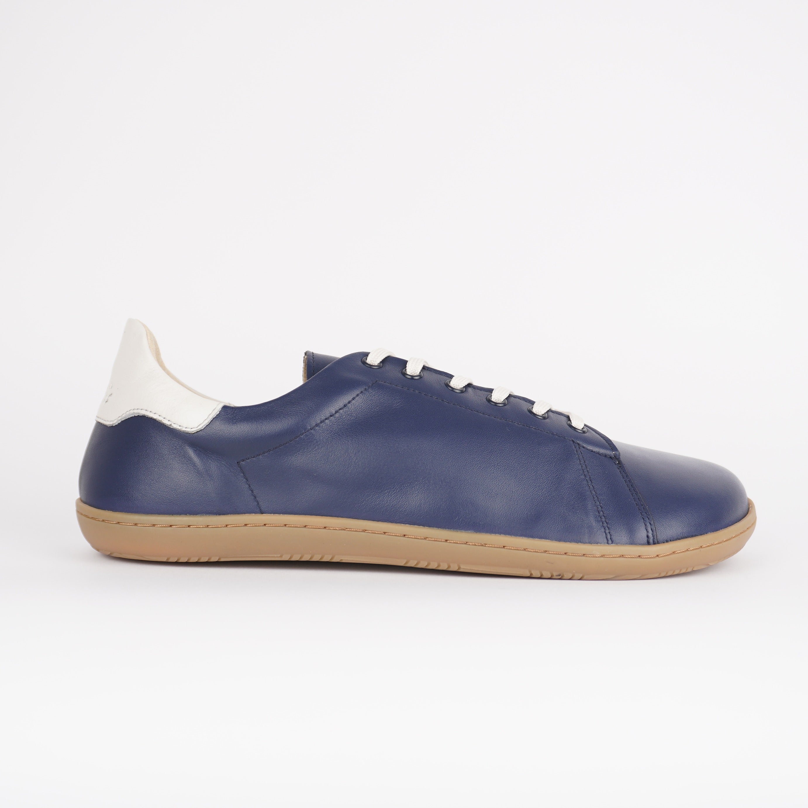 Barfußsneaker Glattleder navy
