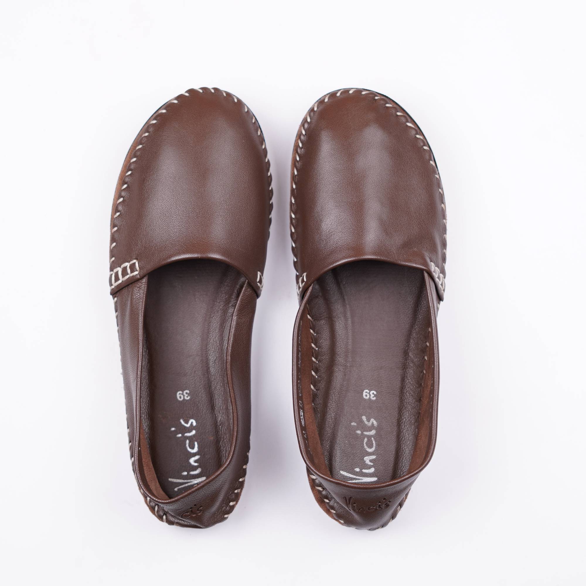 ANUKI darkbrown Damen - Barefoot Mokassin