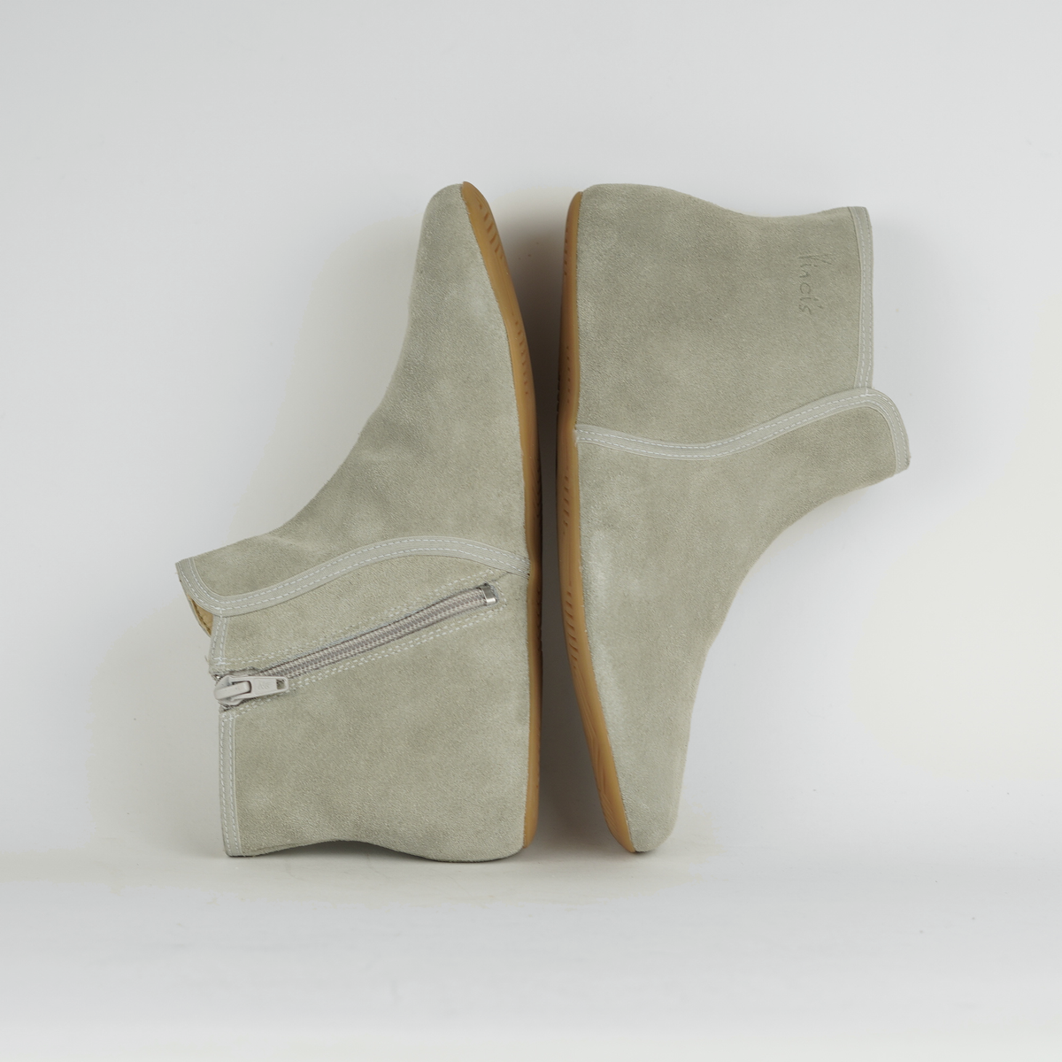 AURA dusty sage Damen - Barefoot Ankle Bootie