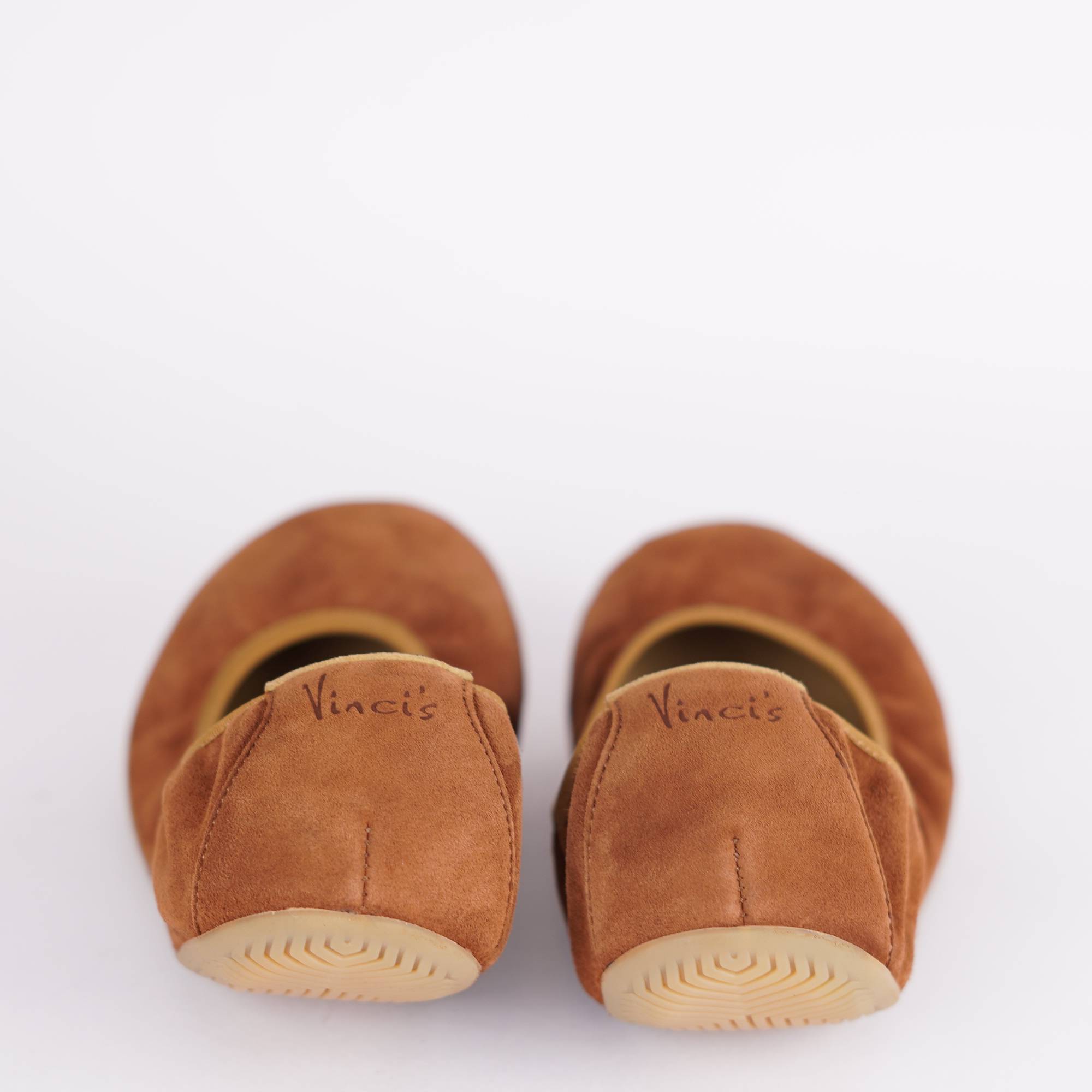 BELLA cognac Damen - Barefoot Ballerina