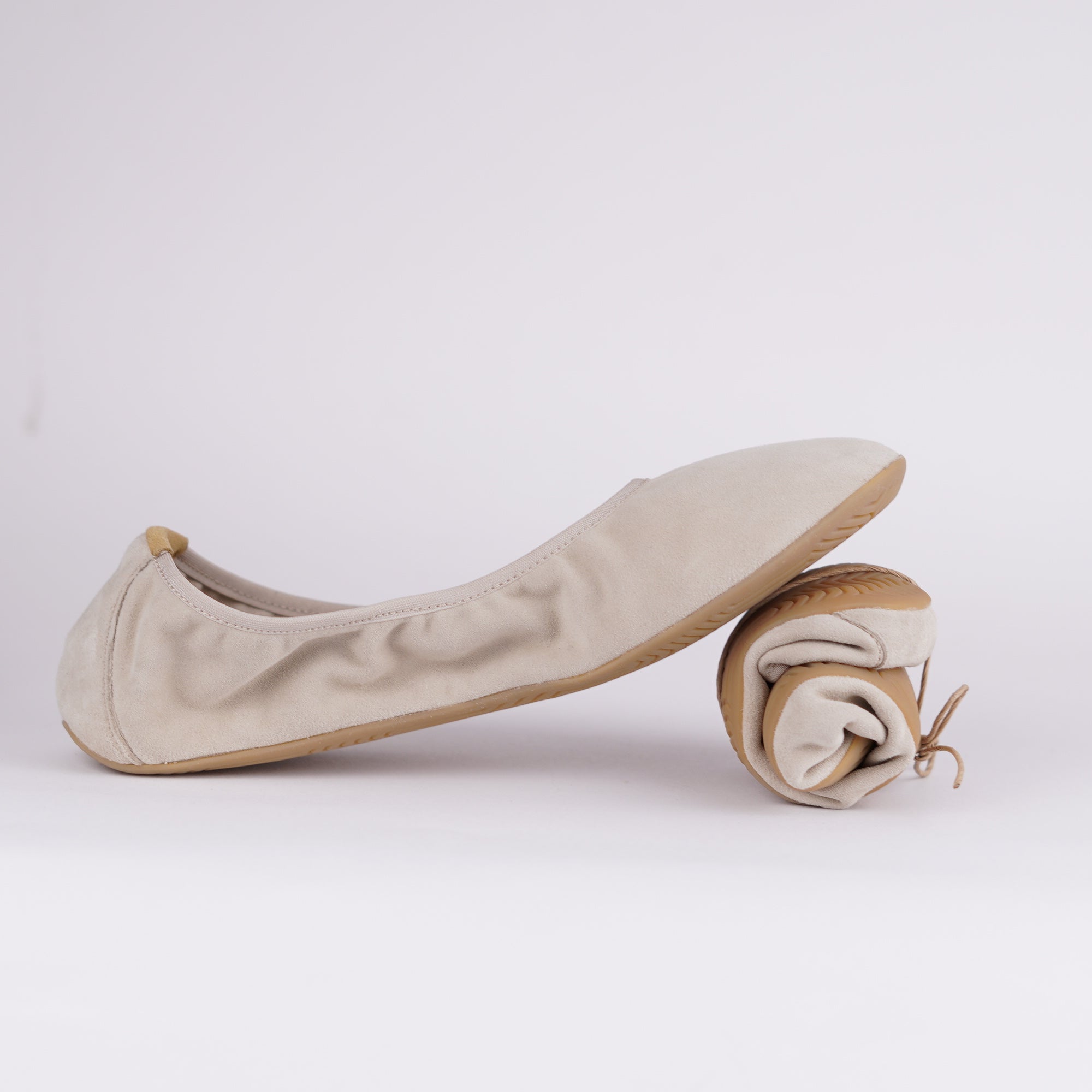 BELLA beige Damen - Barefoot Ballerina