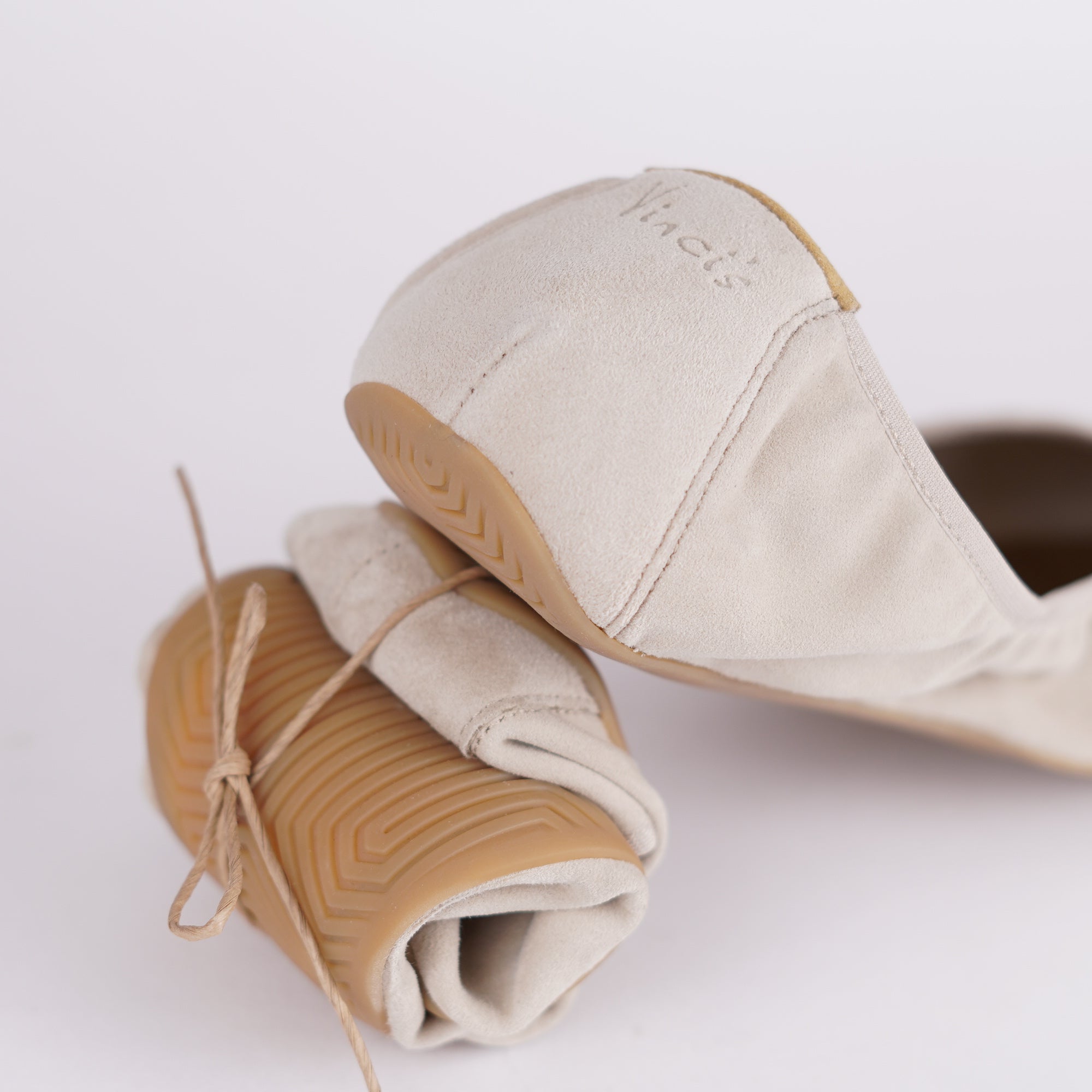 BELLA beige Damen - Barefoot Ballerina