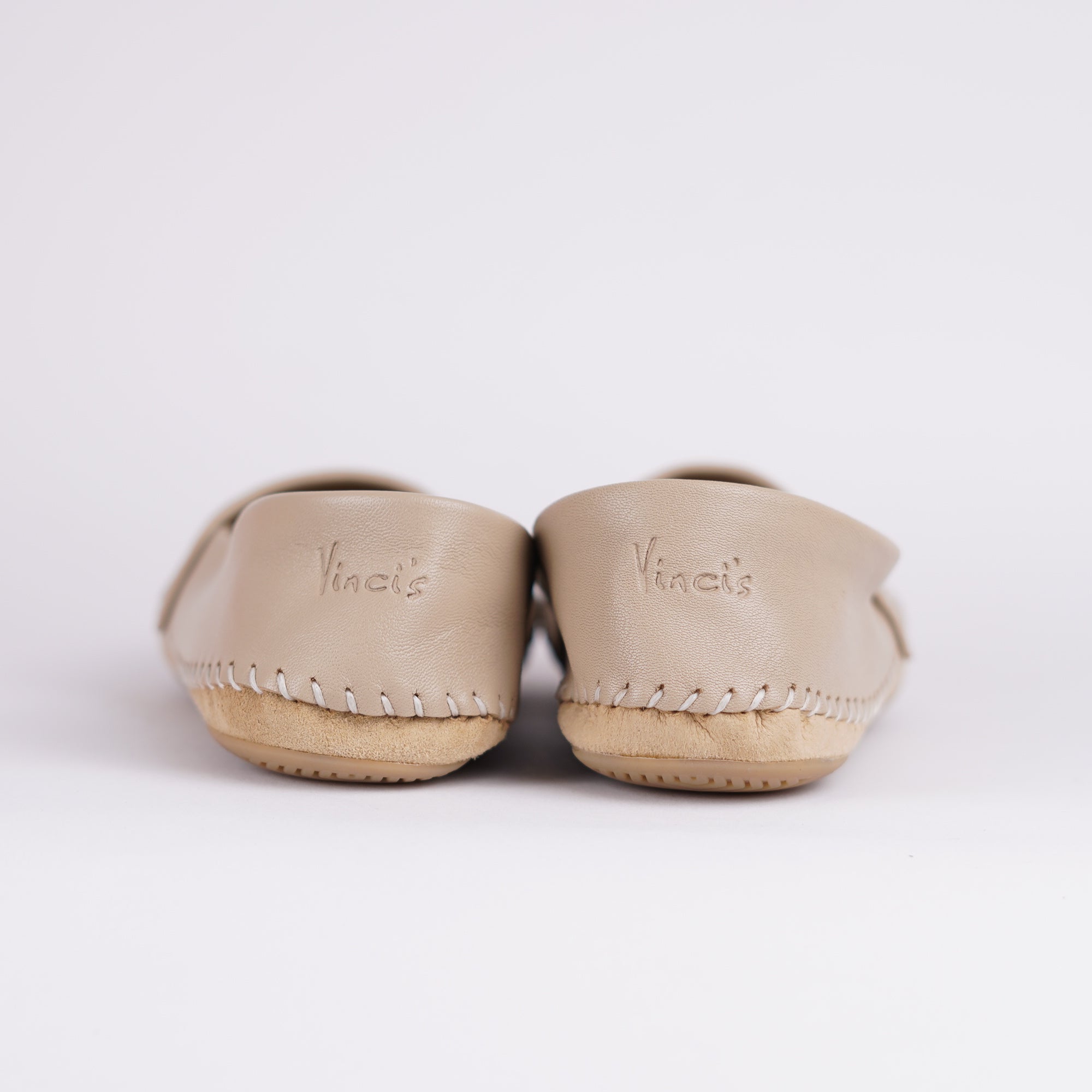 ANUKI beige Damen - Barefoot Mokassin