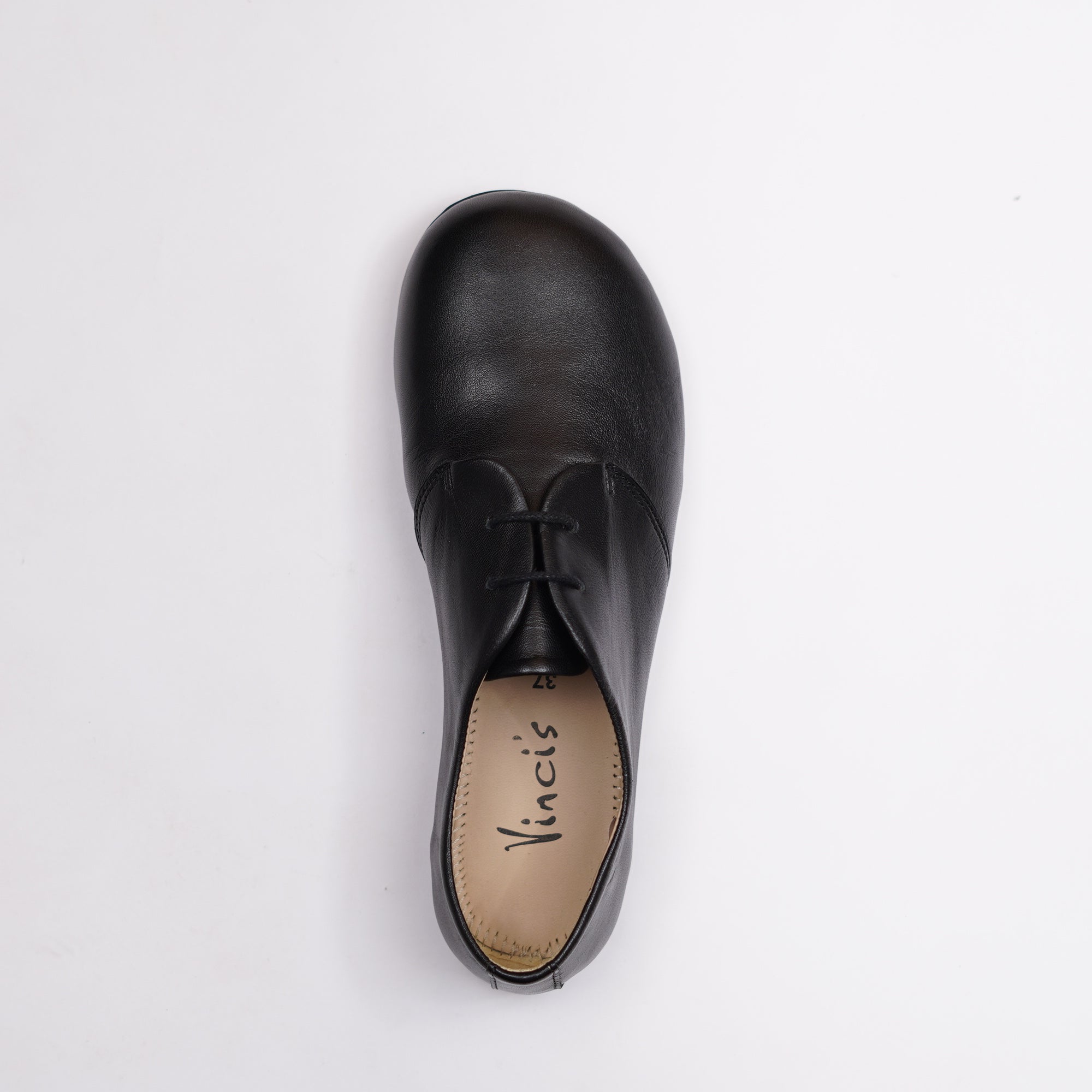 LAYLA black Damen Derby Barfußschuhe