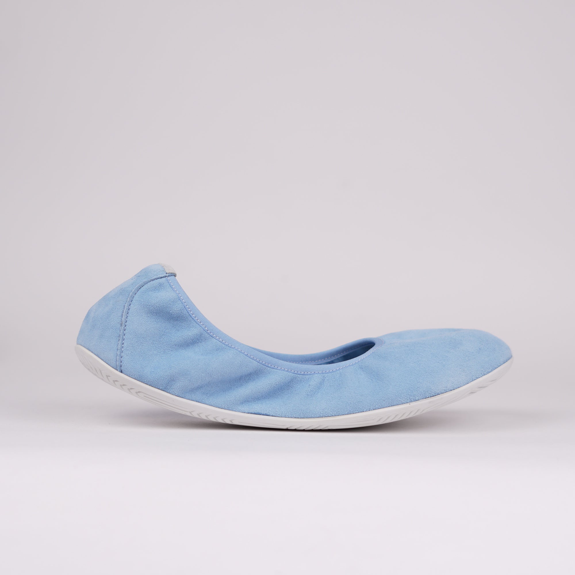 BELLA lightblue suede Damen - Barefoot Ballerina