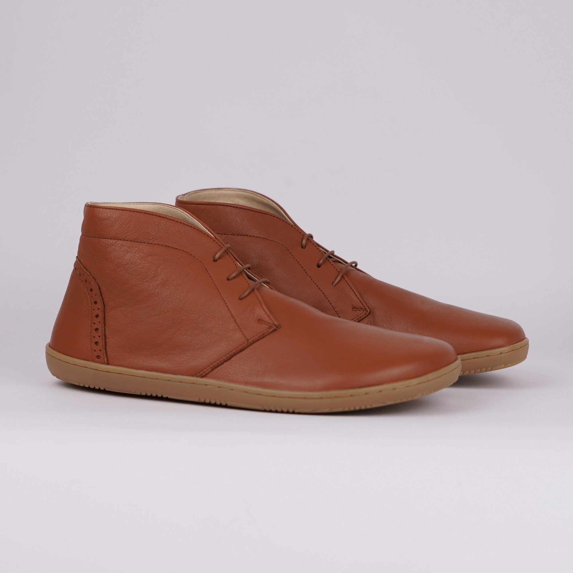 NOMAD cognac - Barefoot Chukka Boot Herren