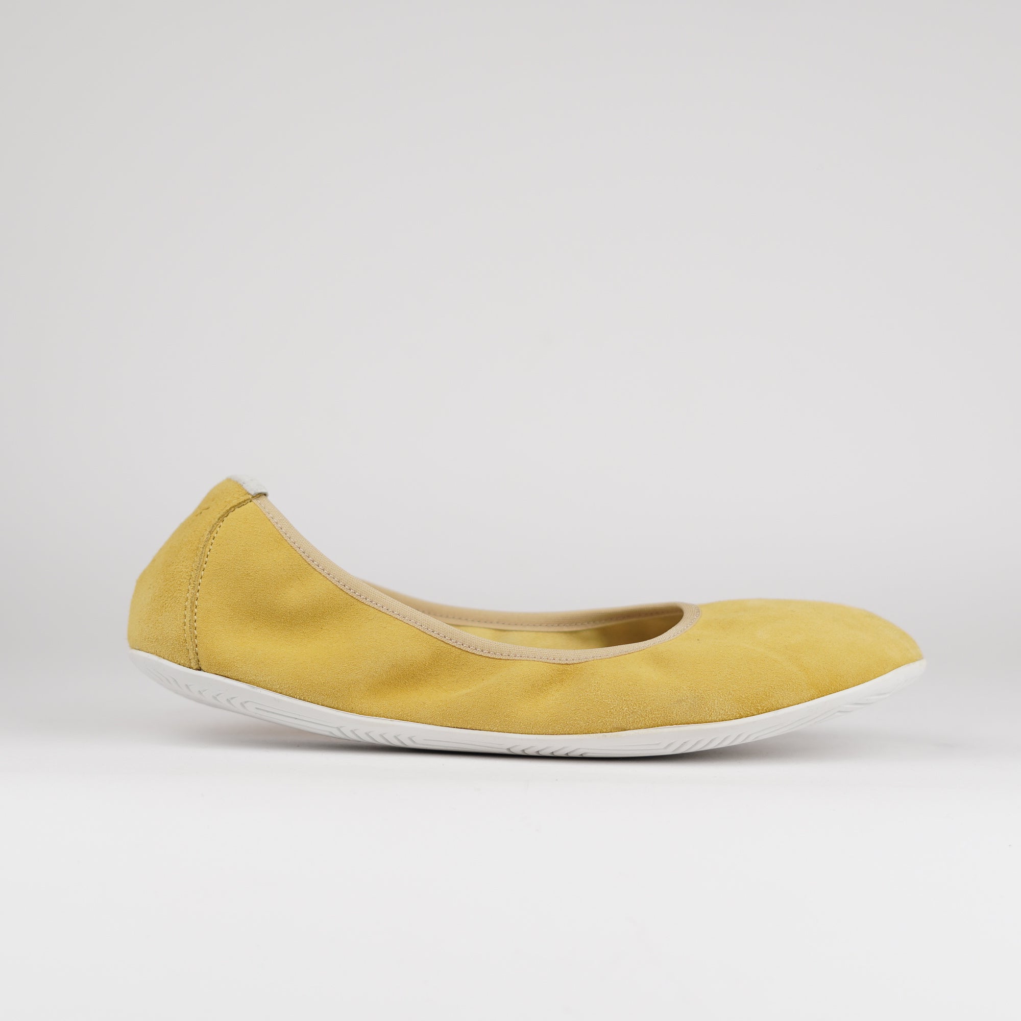 BELLA curry suede Damen - Barefoot Ballerina