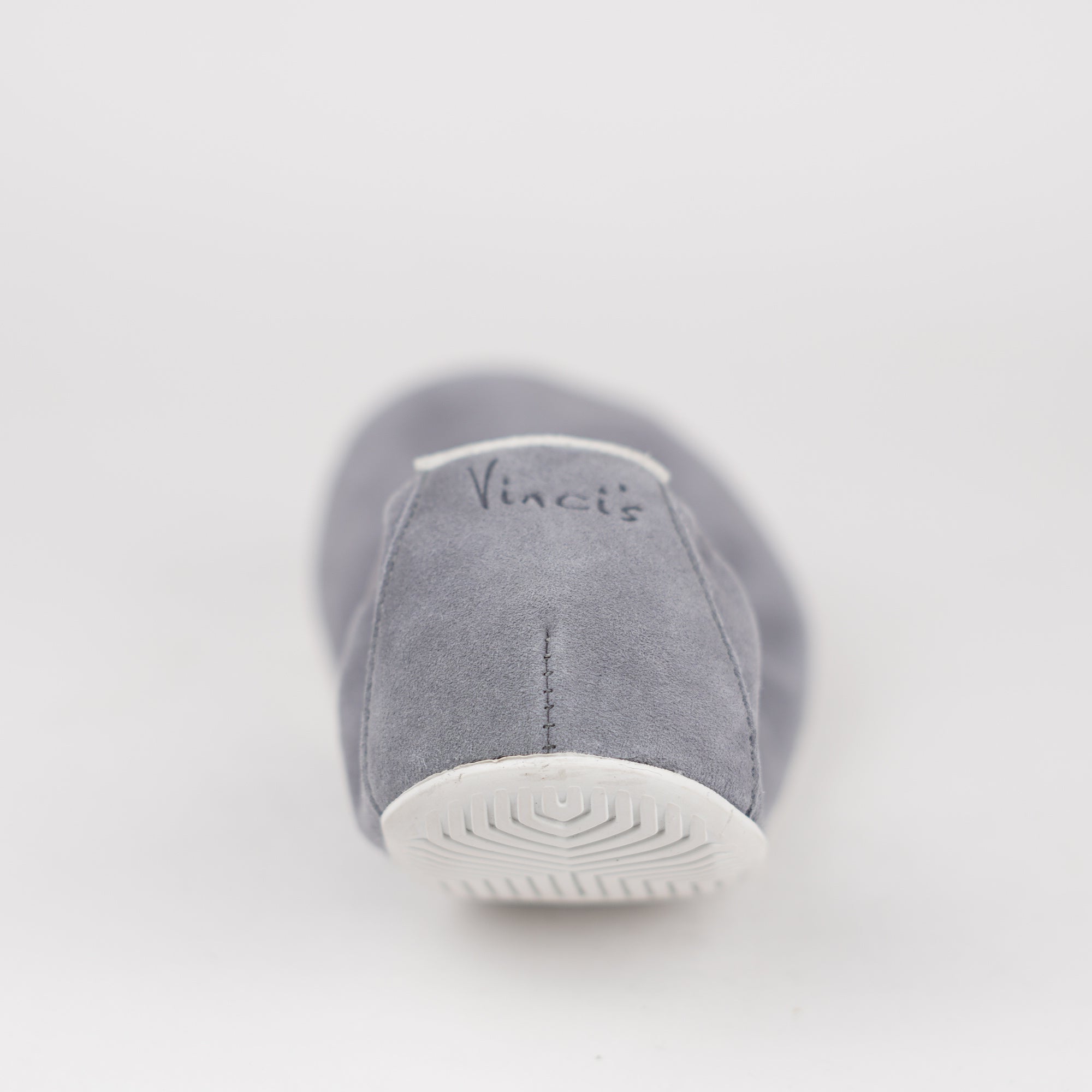 BELLA grey suede Damen - Barefoot Ballerina