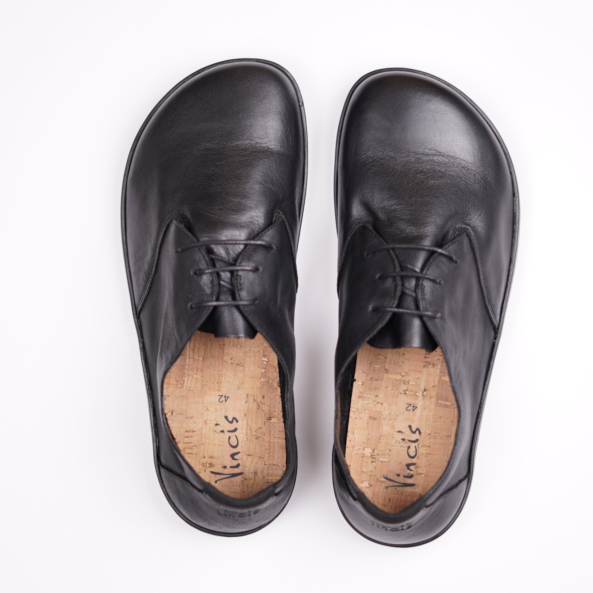 Barefoot Derby Herren black Leder